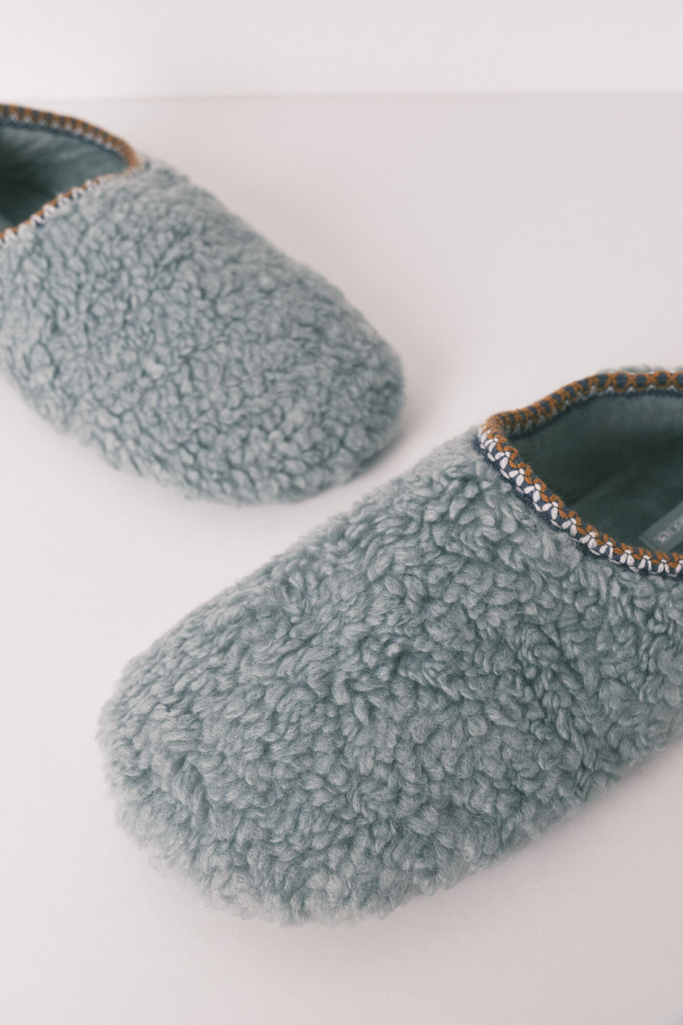 Women'secret Zapatillas casa borreguito verde