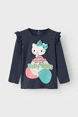 Name it Camiseta licencia HELLO KITTY azul