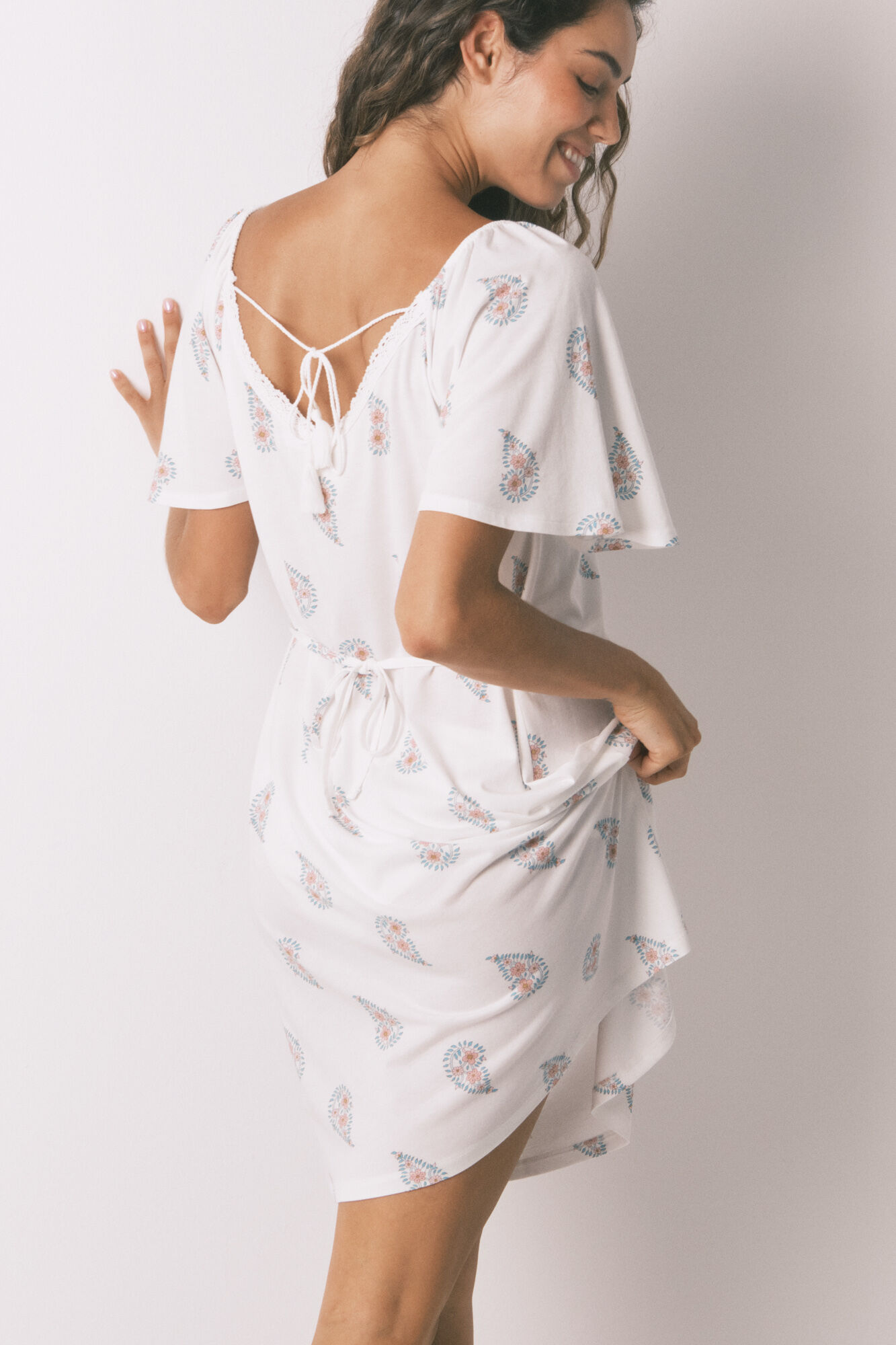 Women'secret Camis&oacute;n midi "maternity" algod&oacute;n print floral