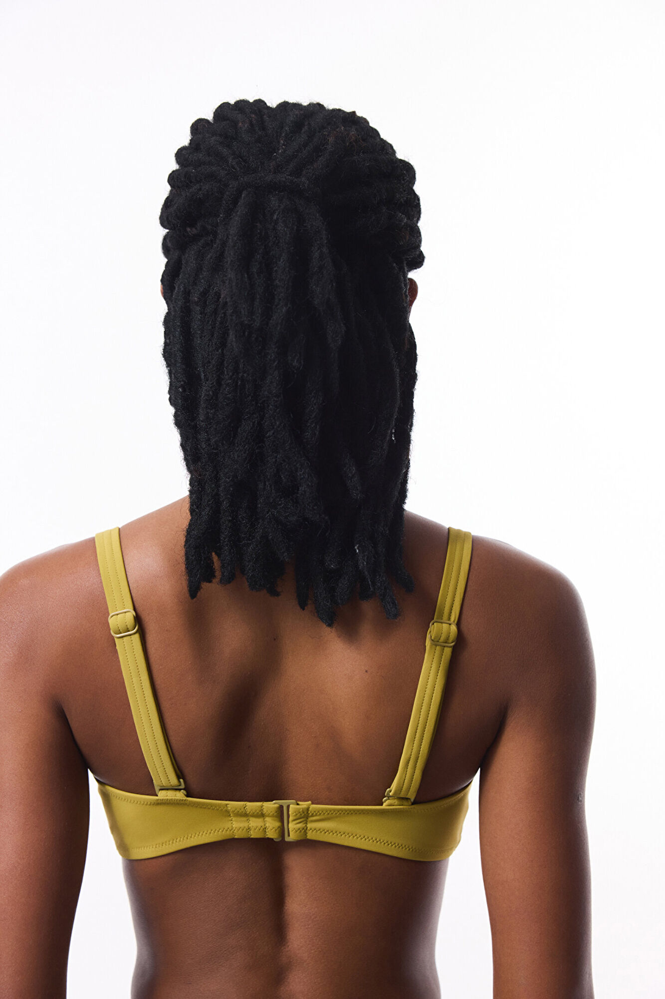 Penti Top de bikini sin aro verde tirantes extra&iacute;bles