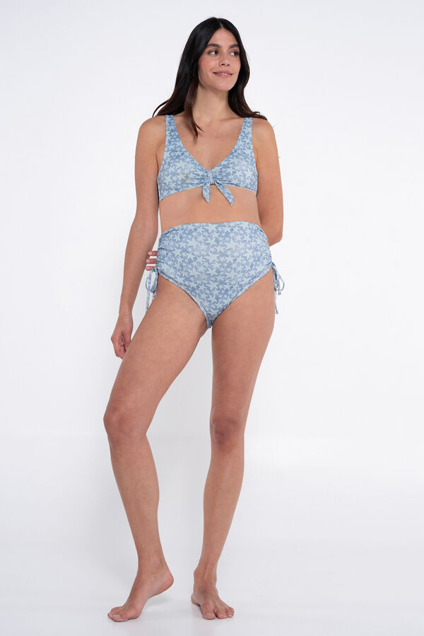 Ohma! Bikini premamá con estampado de lurex estampado