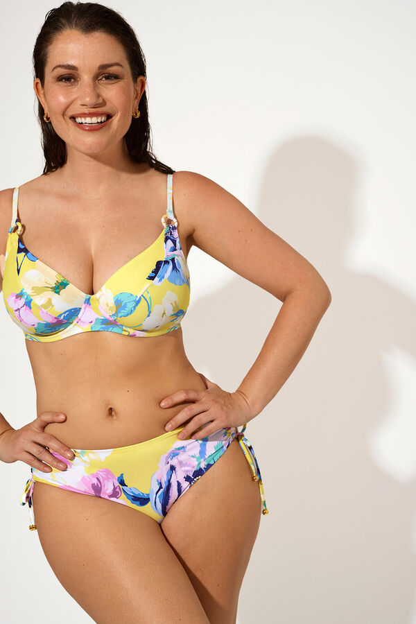 Promise Sutiã biquíni sem bojo e com aro estampado