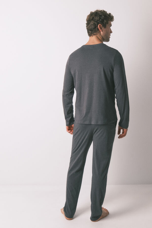 Women'secret Pijama largo algod&oacute;n Batman gris gris