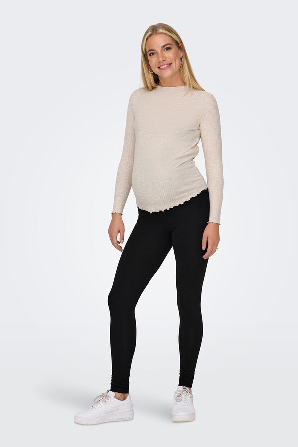Only Maternity Pack de 2 leggings largos maternity negro