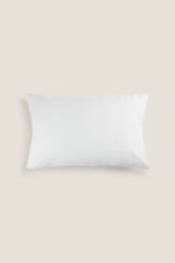Textura Funda almohada algod&oacute;n Jacquard blanco