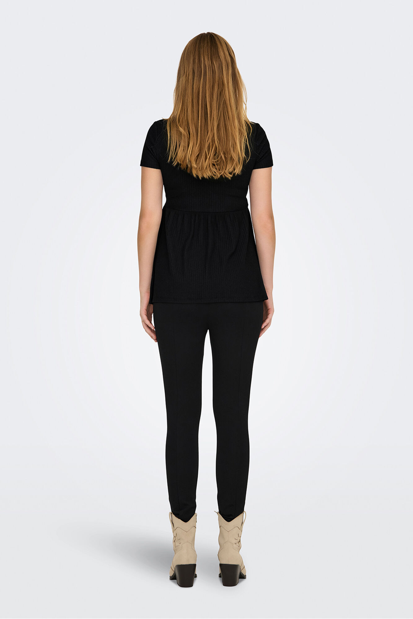 Only Maternity T-shirt de manga curta maternity manga curta 