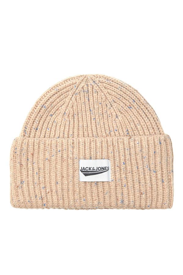Jack & Jones Gorro logo beige