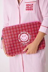 Women'secret Funda ordenador neopreno cuadros Smiley estampado