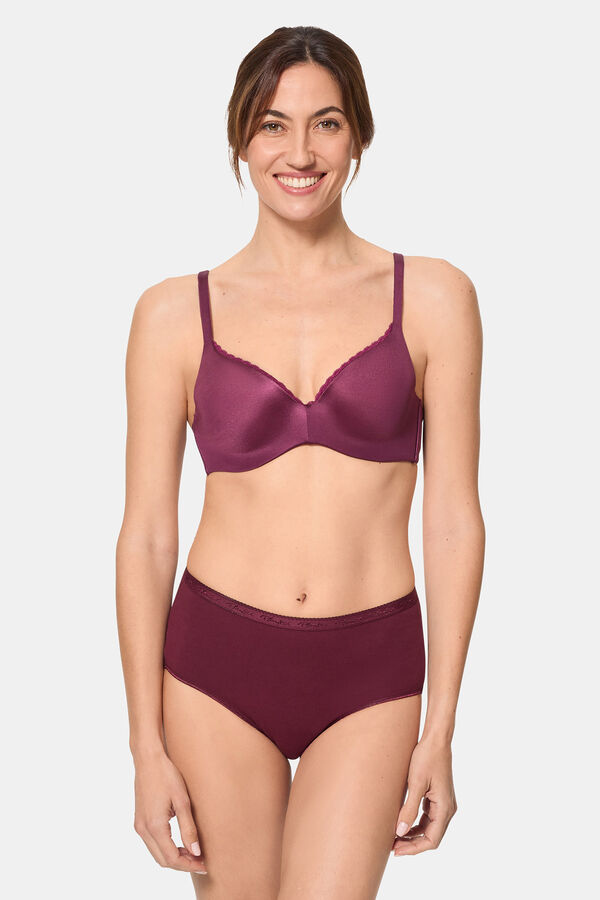 Playtex Sujetador con aros extra&iacute;bles burdeos