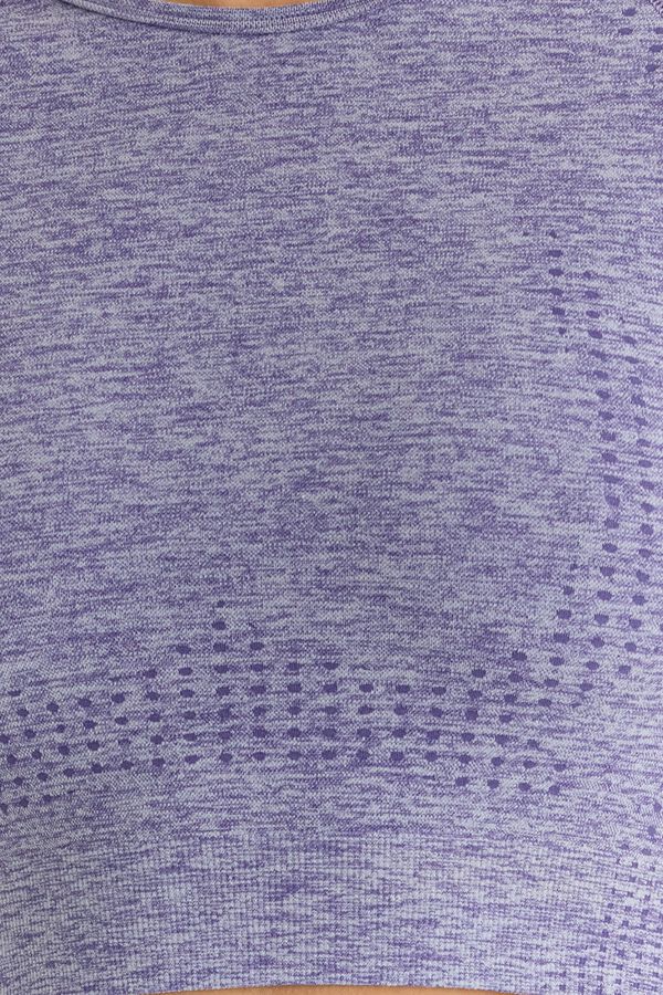 Trendyol T-shirt top desportiva mesclada rosa