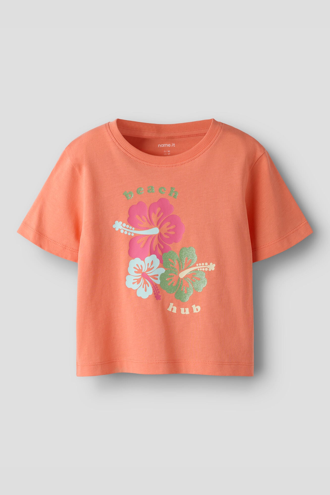 Name it T-shirt manga curta para menina