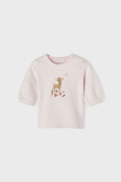 Womensecret T-shirt manga comprida bebé menina rosa