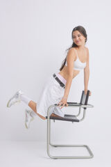 HI&BYE Soutien top algod&atilde;o cinzento cinzento