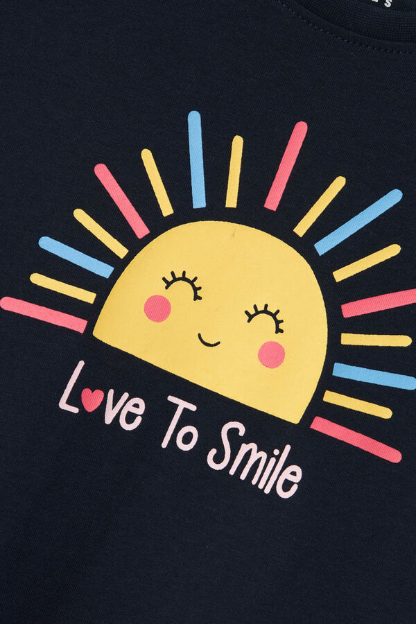 Name it Conjunto ni&ntilde;a manga corta azul