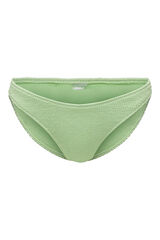 Only Braga bikini fruncido verde