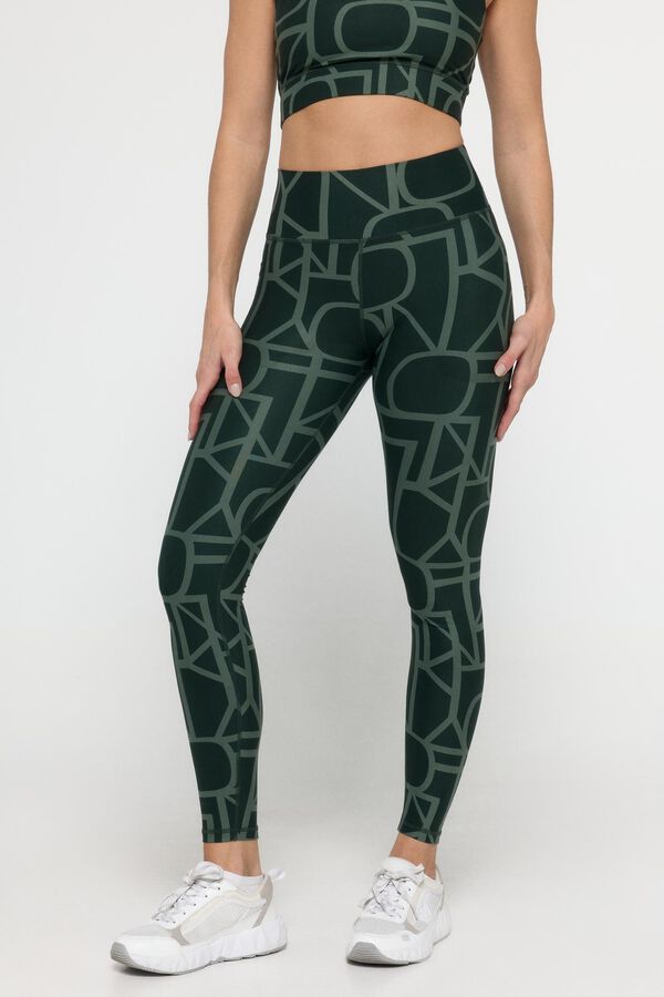 Only Play Leggings de cintura alta y bolsillo lateral turquesa