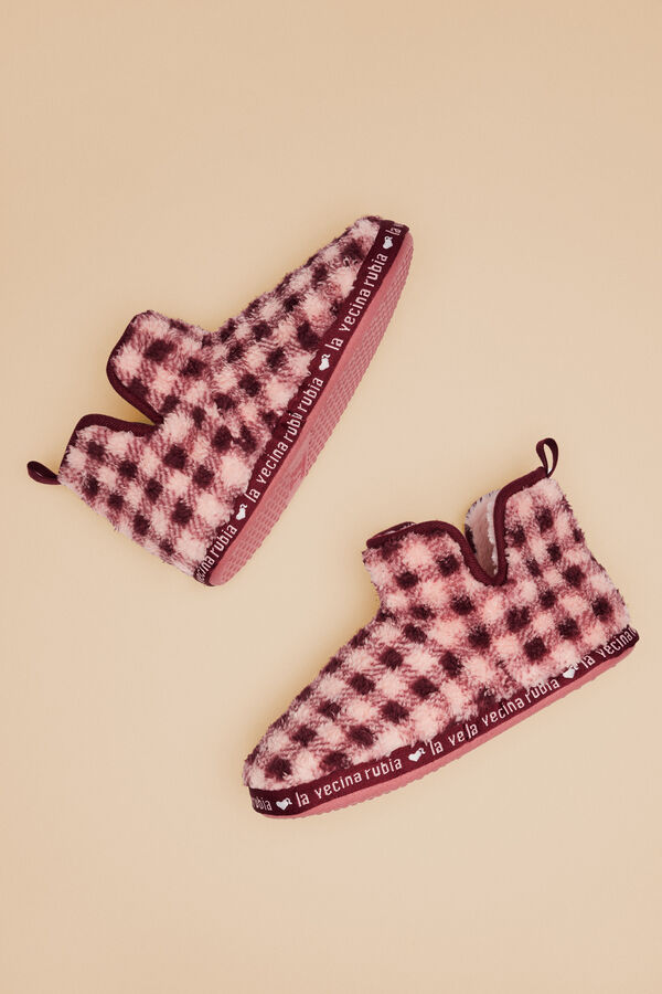 Women'secret Pantufas La Vecina Rubia rosa