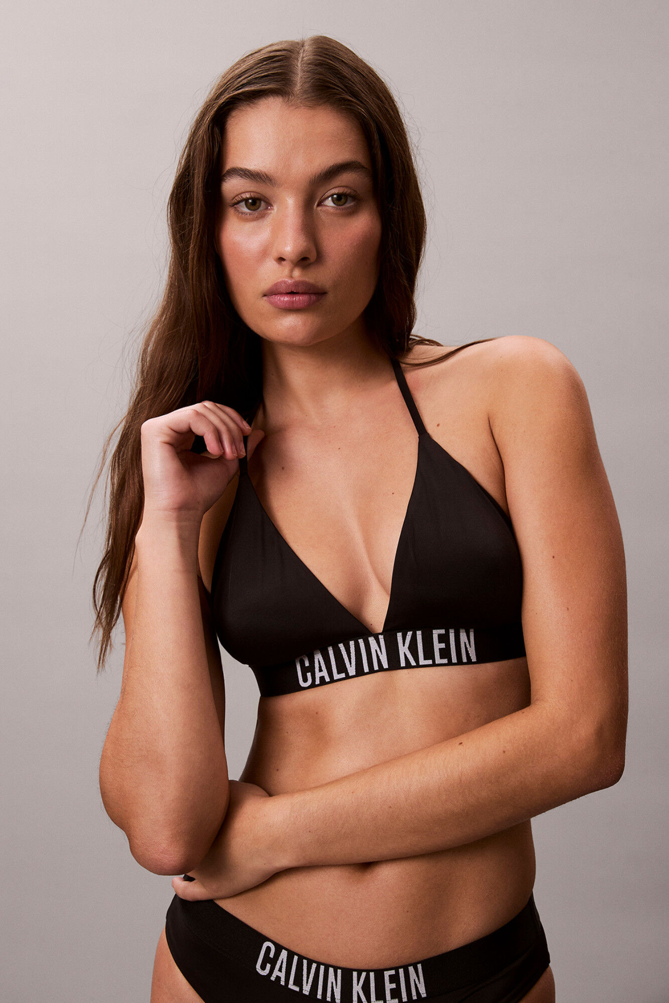 Calvin Klein Top de biqu&iacute;ni triangular