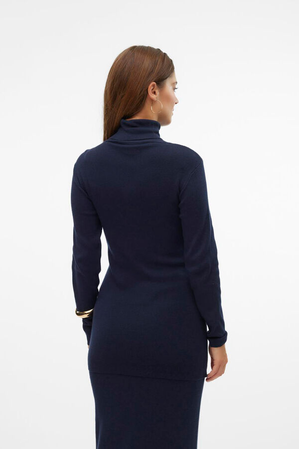 Mamalicious Jersey de punto maternity y lactancia  azul