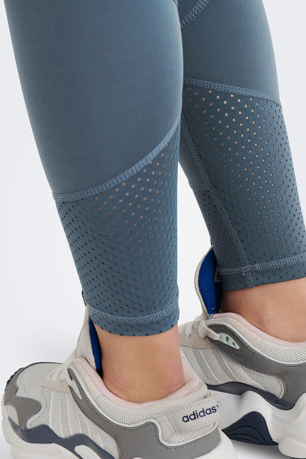 Womensecret Leggings compridas cintura subida azul