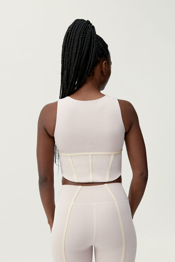 Born Living Yoga Top Vani Pink Soft/Tapioca Soft rosa