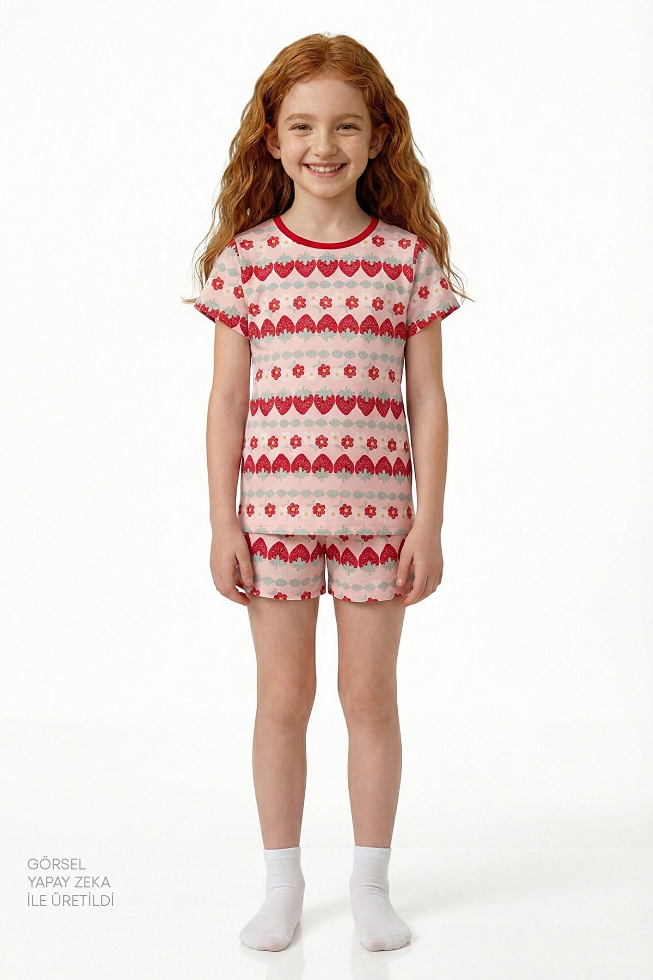 Penti Pack 2 pijamas cortos infantiles fresas