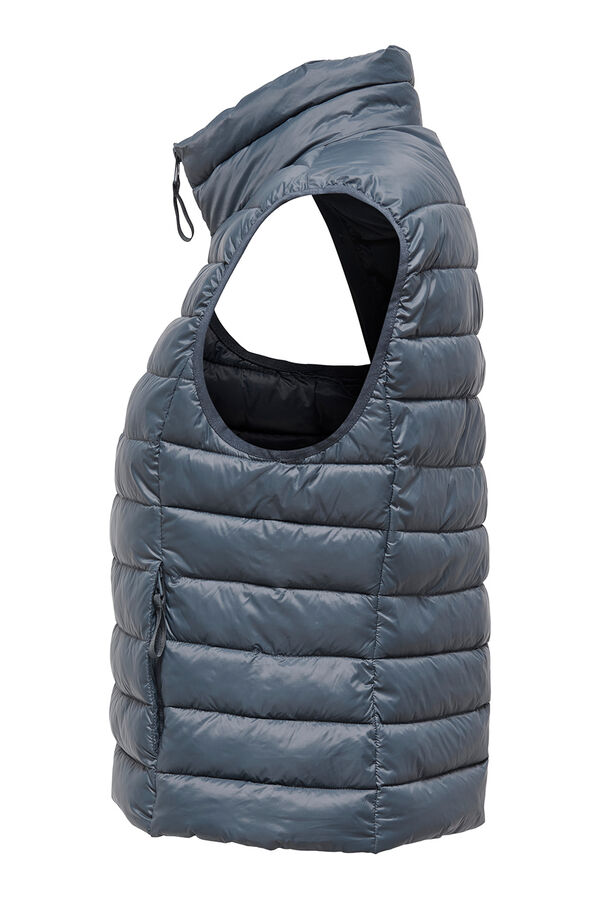 Only Play Colete leve de plumas cinzento