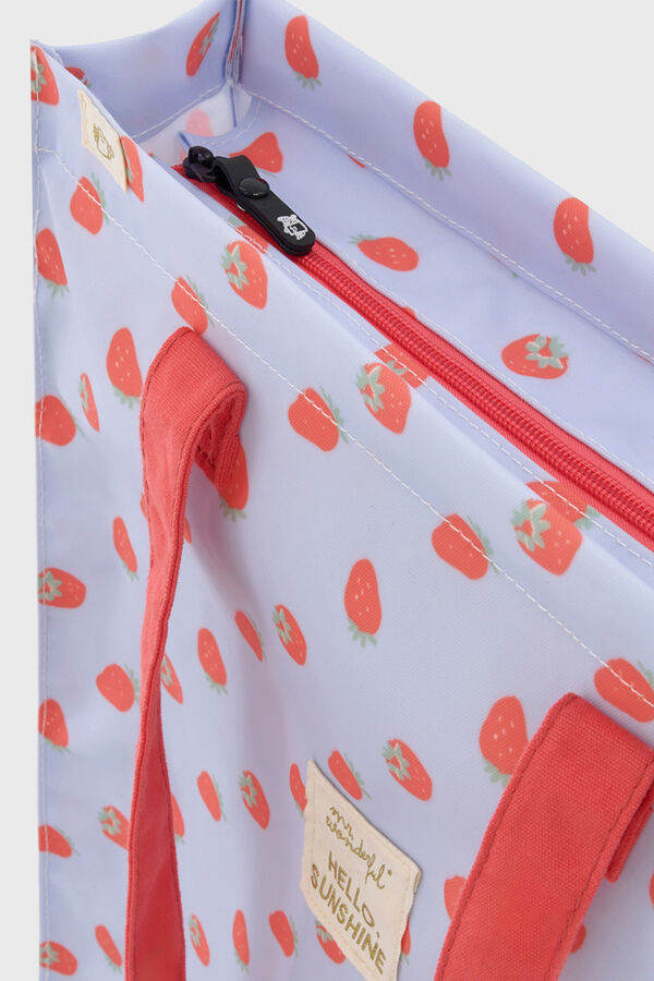 Mr. Wonderful Bolsa de tela tote bag fresas Hello, sunshine! estampado