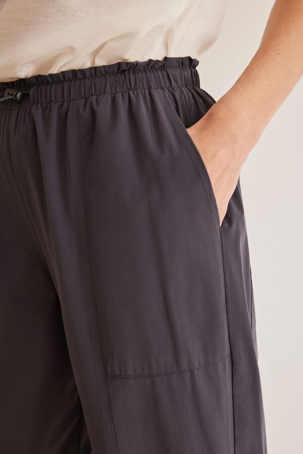 Women'secret Pantal&oacute;n largo nylon gris gris