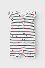 Name it Macac&atilde;o beb&eacute; menina sem mangas branco