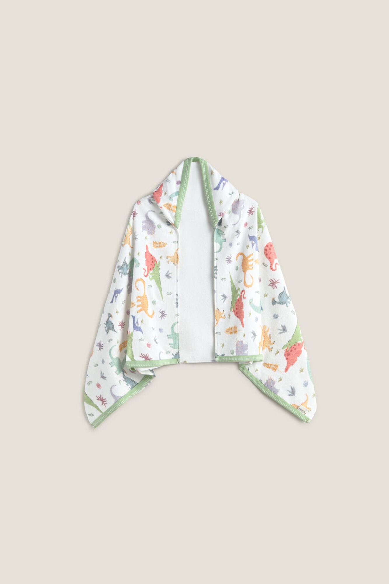 Textura Toalla capucha dinosaurios