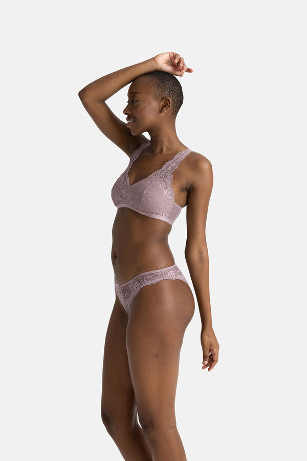 Dorina Sujetador tipo bralette de lencer&iacute;a azul