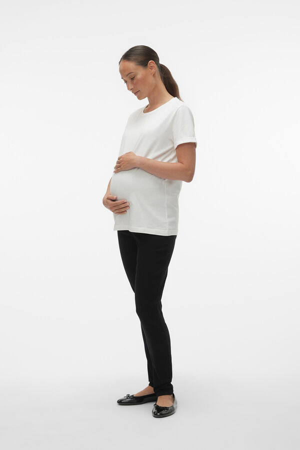 Mamalicious Jeans jegging Maternity preto