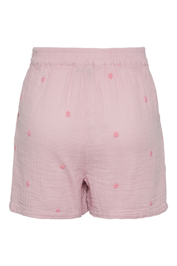Pieces Short de mujer y dibujo estrellas rosa
