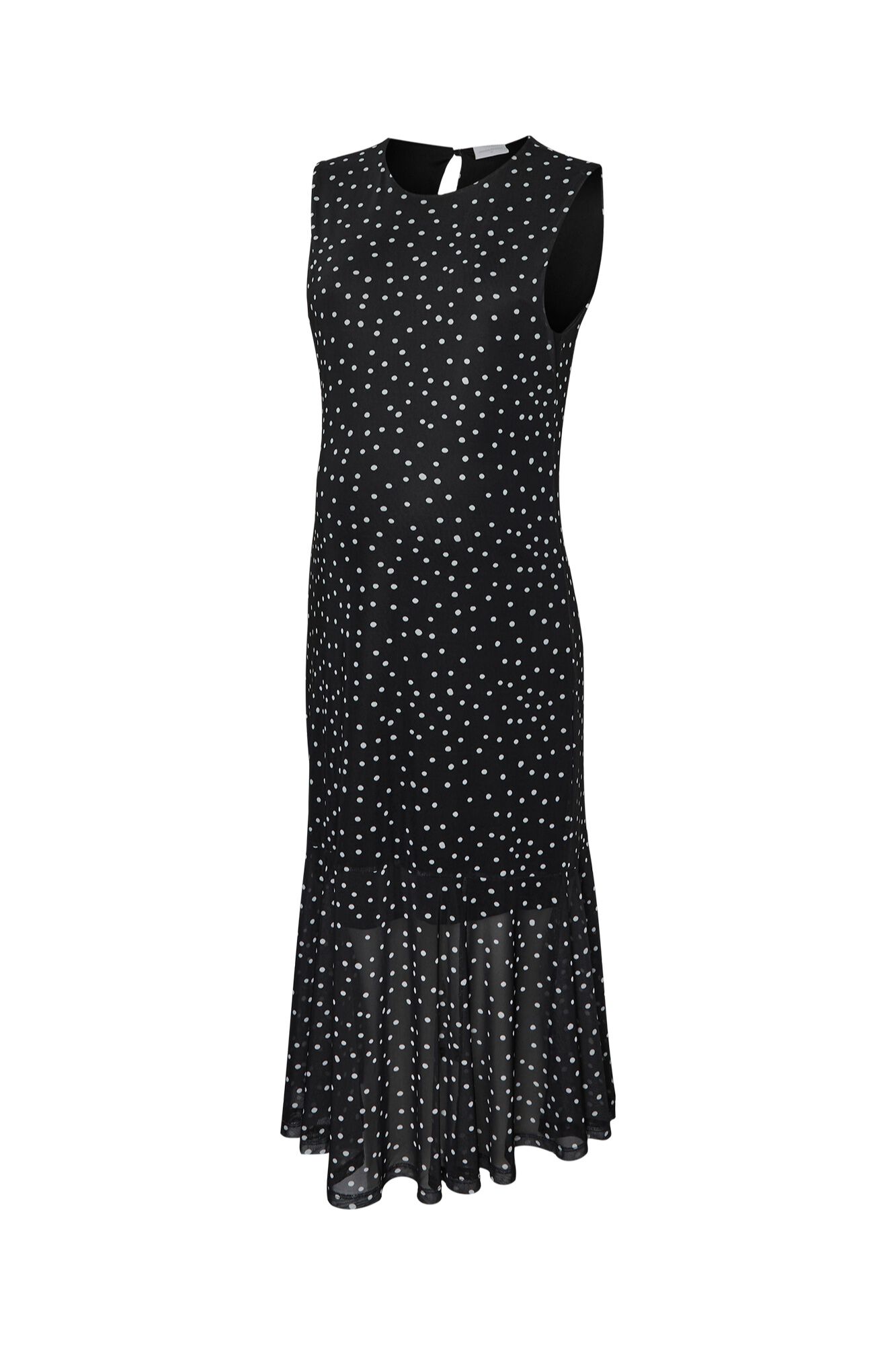 Mamalicious Vestido midi com folho maternity