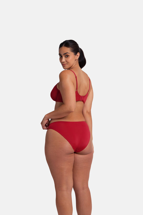 Dorina Pack 2 bragas cl&aacute;sicas rojo