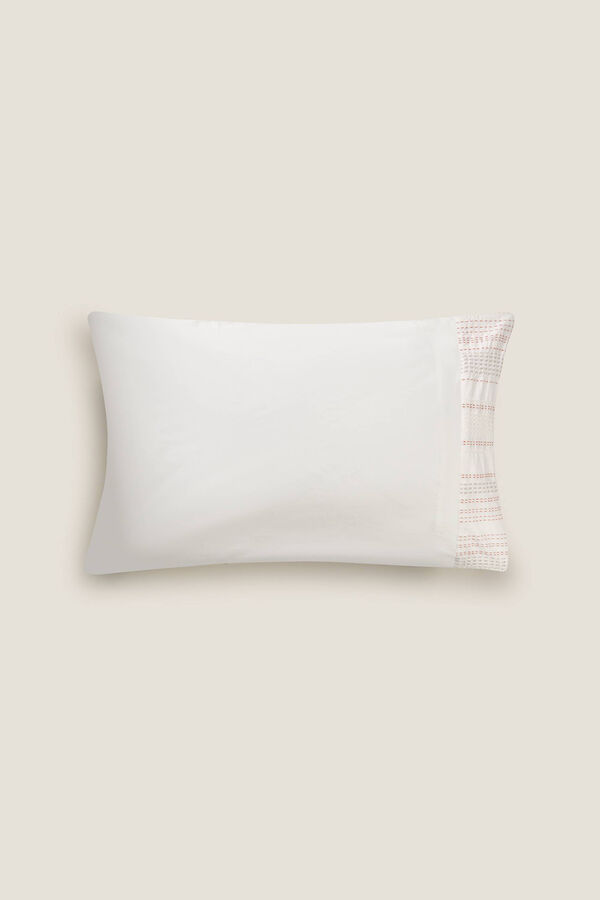 Textura Funda de almohada naranja