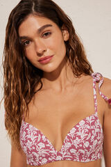 Women'secret Top bikini push up  estampado