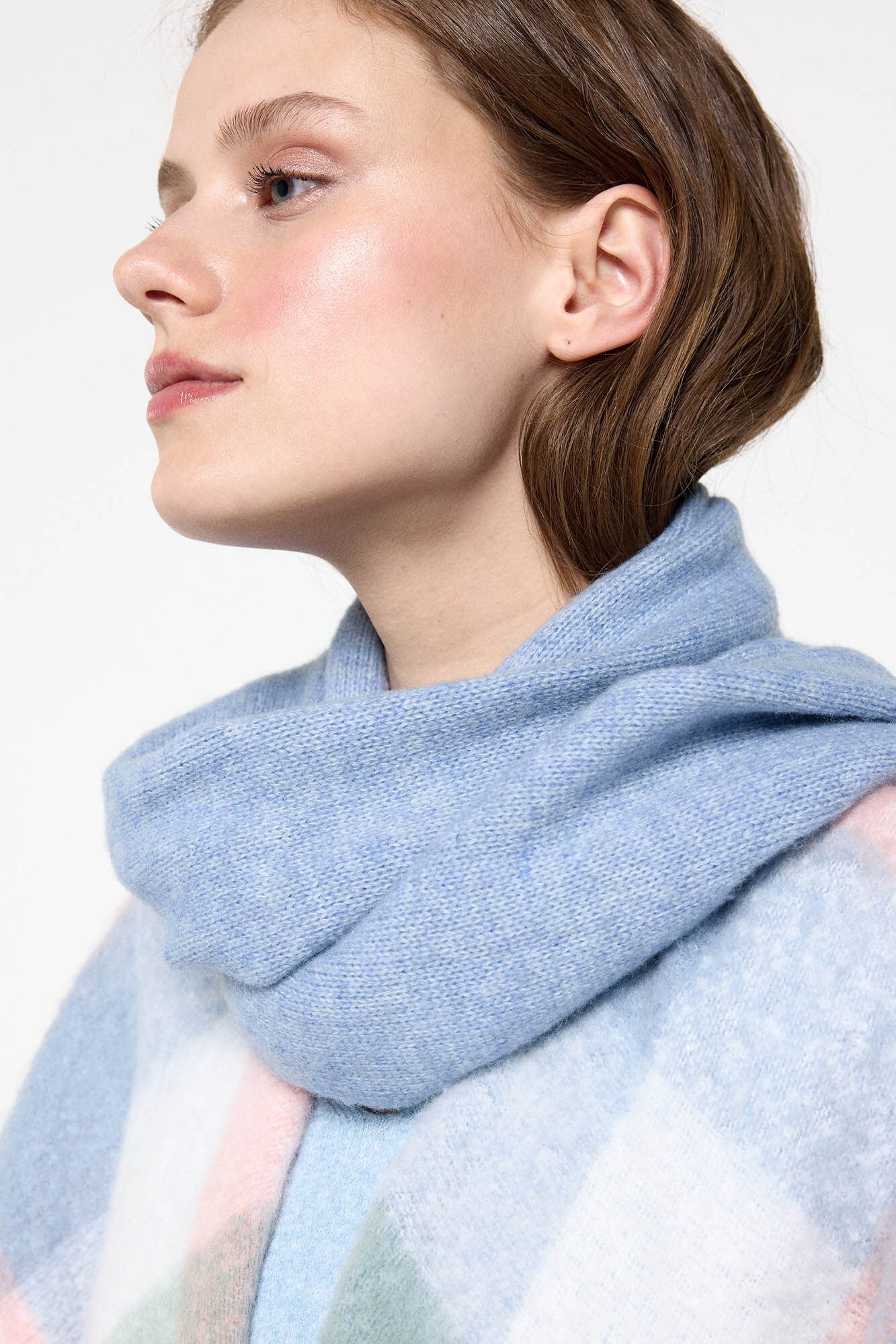 Pieces Cachecol de malha fina