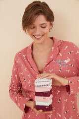 Women'secret Pack 6 calcetines algod&oacute;n La Vecina Rubia estampado