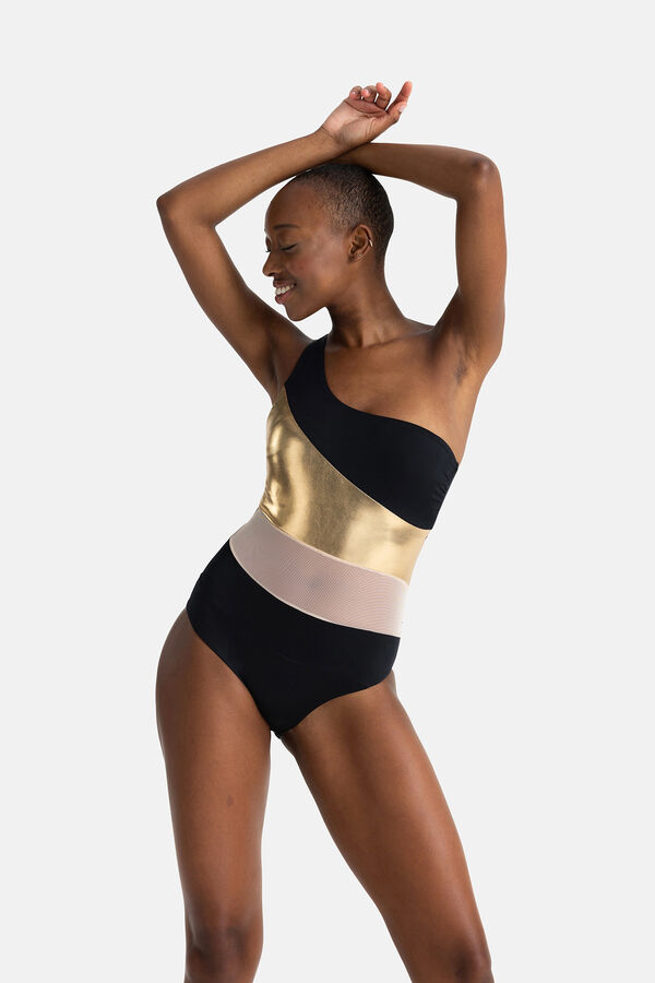 Dorina Fato de banho semi-almofadado preto