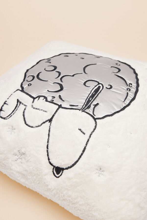 Women'secret Coj&iacute;n Snoopy luna marfil