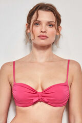 Gisela Top bikini push up fucsia