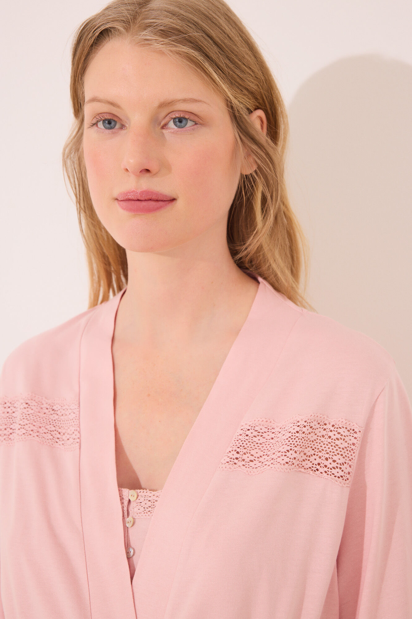 Women'secret Robe de maternity rosa de algod&atilde;o
