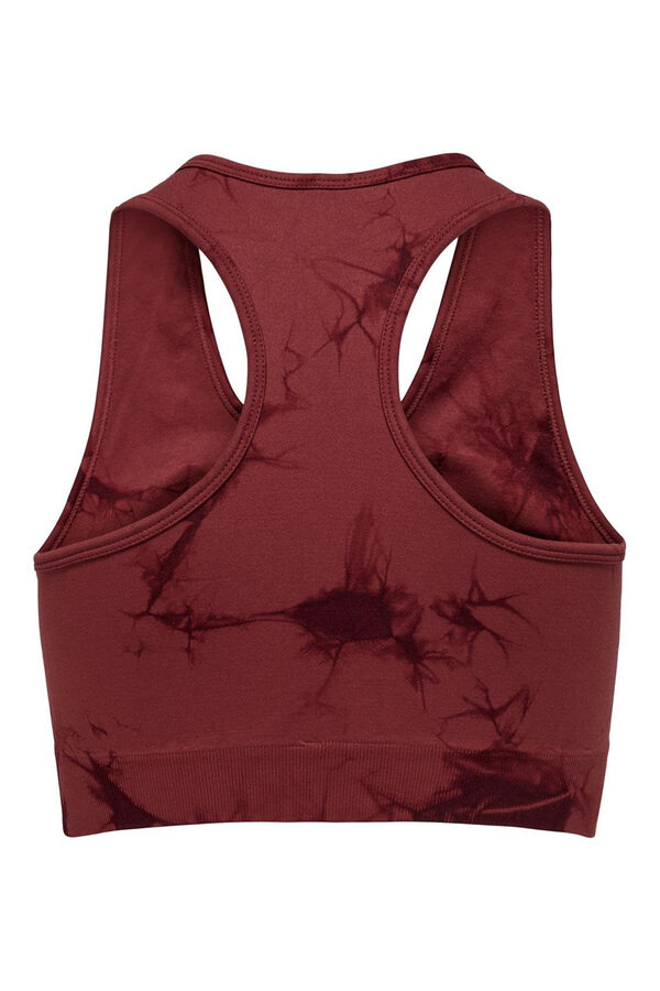 Only Play Sujetador deportivo sin costuras rojo