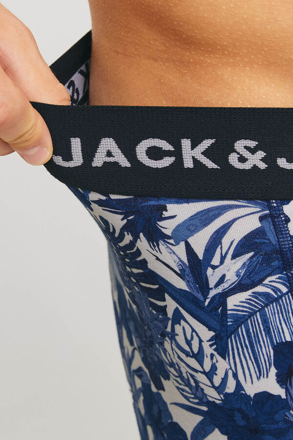 Jack & Jones Pack 3 b&oacute;xers cortos azul
