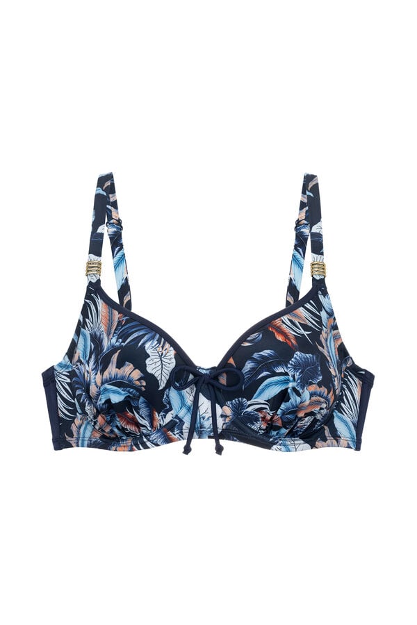 Dorina Top de bikini sin relleno Tasmania azul