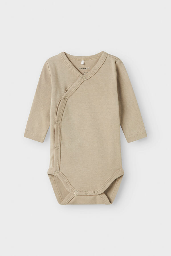 Name it Pack 2 bodies beb&eacute; neutro gris