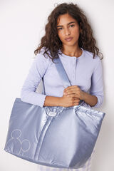 Women'secret Bolso grande nylon azul morado/lila