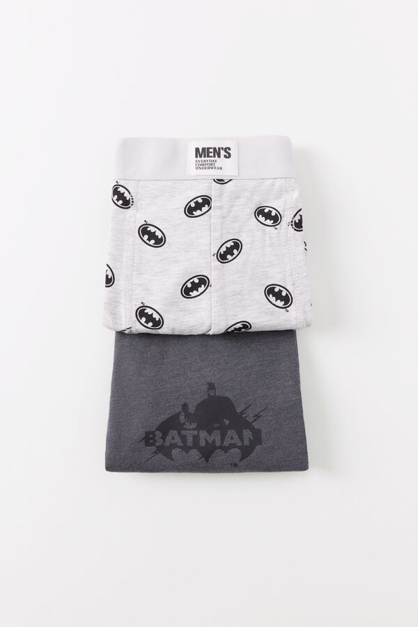 Women'secret Pack 2 calzoncillos b&oacute;xer algod&oacute;n Batman gris